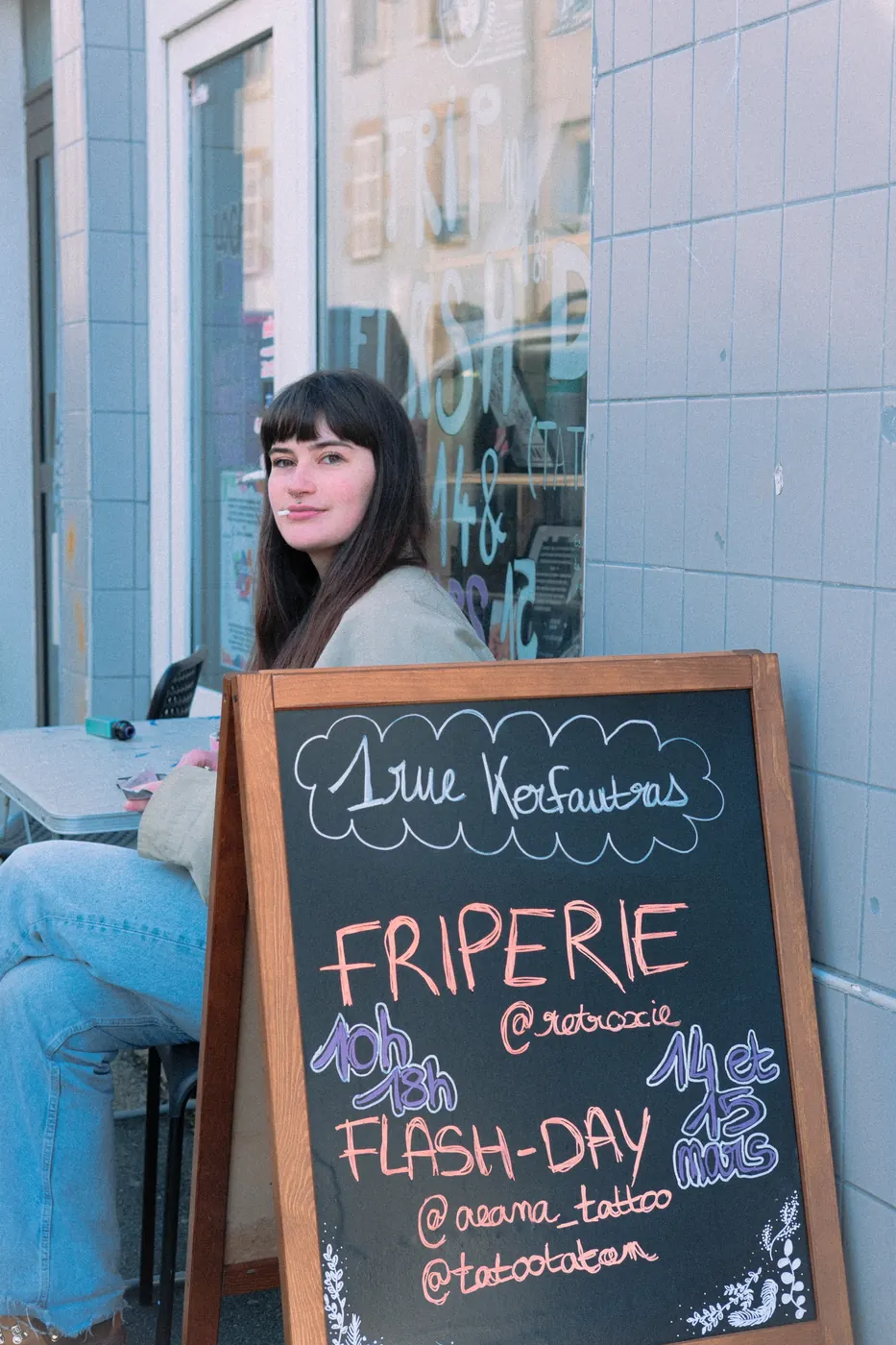Portrait réalisé en extérieur