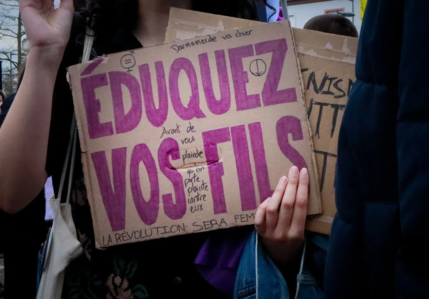 Scène de manifestation